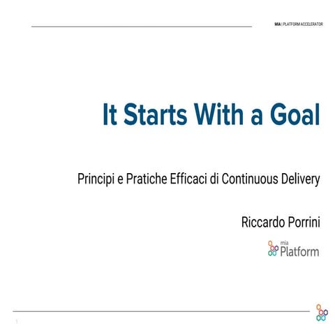 It starts with a goal - Prato