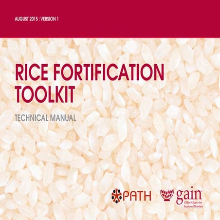 Rice fortification-toolkit