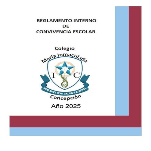 REGLAMENTO INTERNO DE CONVIVENCIA ESCOLAR 2025 | PDF