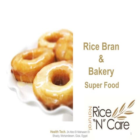 Rice ncare presentation , kg, bakery
