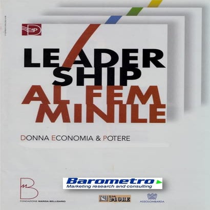 Ricerca Barometro "Leadership al femminile"