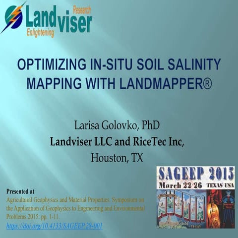 Soils and Electromagnetic Radiation | PPTX