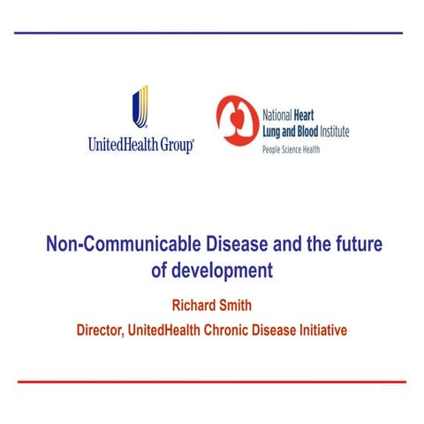 Non-communicable disease and the future of development