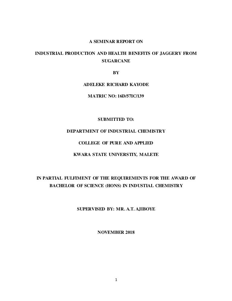 Richard Adeleke Seminar