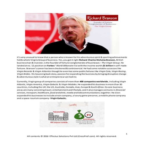 Richard branson slideshare