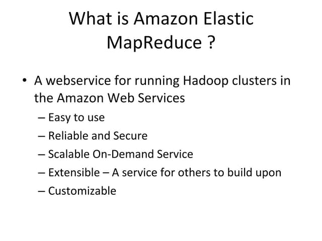 Richard Cole of Amazon Gives Lightning Tallk at BigDataCamp