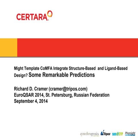 Richard Cramer 2014 euro QSAR presentation