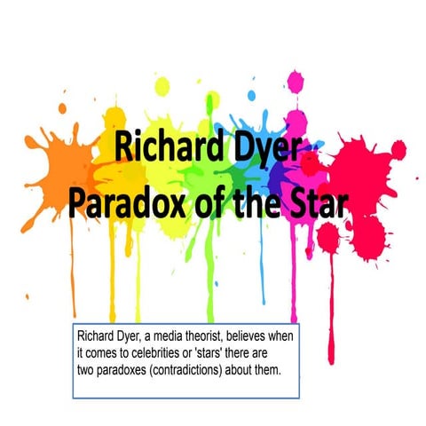 Richard dyer  paradox of the star