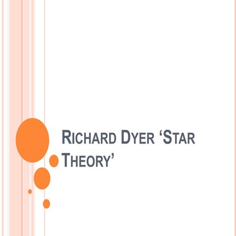 Richard Dyer's 'Star Theory'