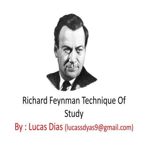 Richard feynman technique of study