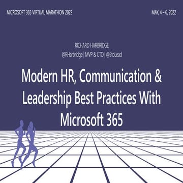 Modern HR, Communication, & Leadership Best Practices With Microsoft 365