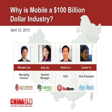Richard Lim: "Mobile Apps: The Next $100+ Billion Market?""