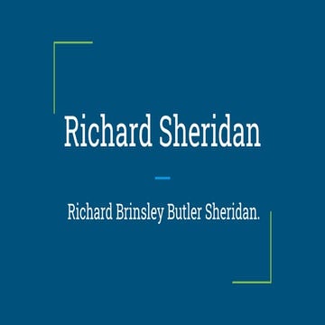 Richard Sheridan