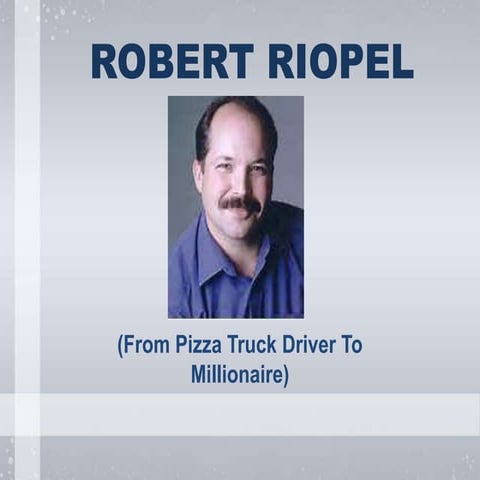 Robert Riopel | Richard Tan Success Resources Scam | PPTX