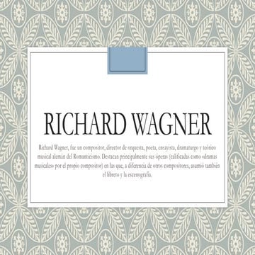Richard wagner