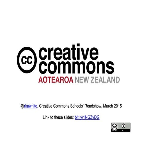 Creative Commons for Schools by Richard White