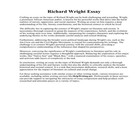 Richard Wright Essay.pdf