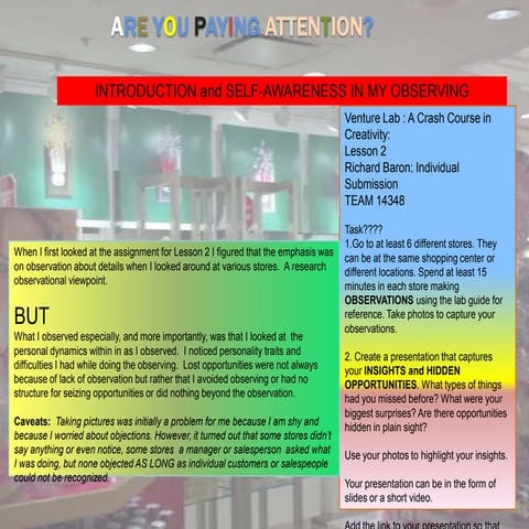 Richard Baron - Lesson Two