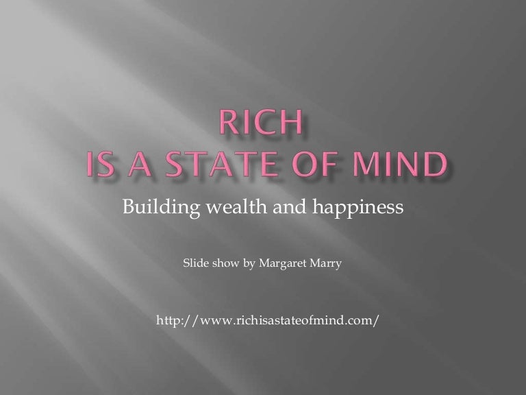 Being rich essay image