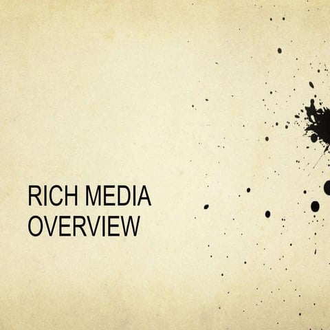Rich Media Overview