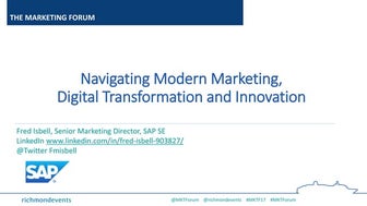 Navigating Modern Marketing, Digital Transformation and Innovation