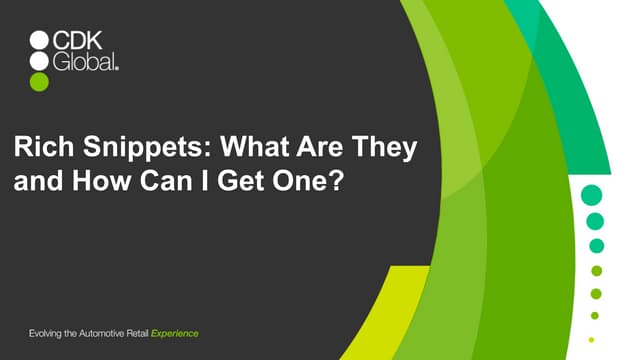 Rich Snippets - What Are they and How do I get One?