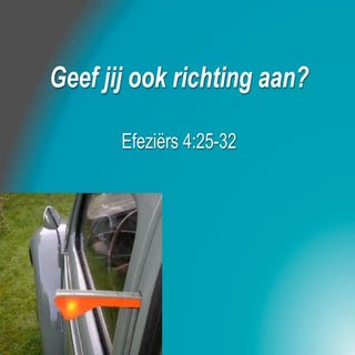 Richting aangeven
