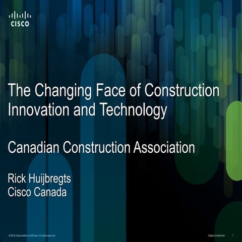 Cisco @ Canadian Construction Association 2012