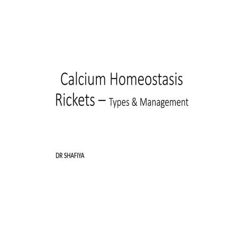 Rickets in children | PDF
