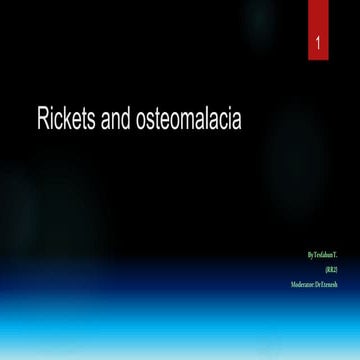 Imaging in rickets | PPTX