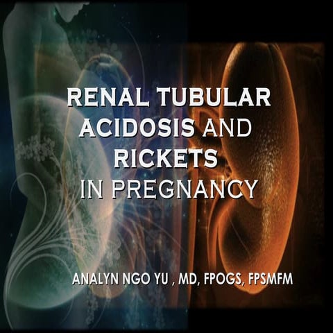 Rickets in pregnancy | PPT
