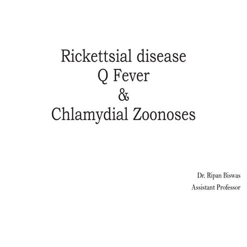 Rickettsial zoonoses | PDF
