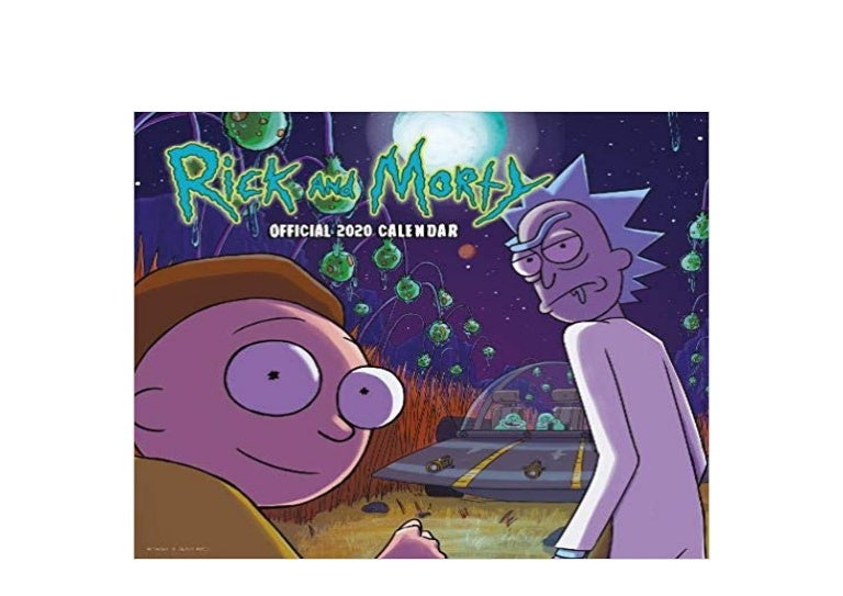 BOOK_PAPERBACK Rick Morty 2020 Calendar Official Square Wall Format…