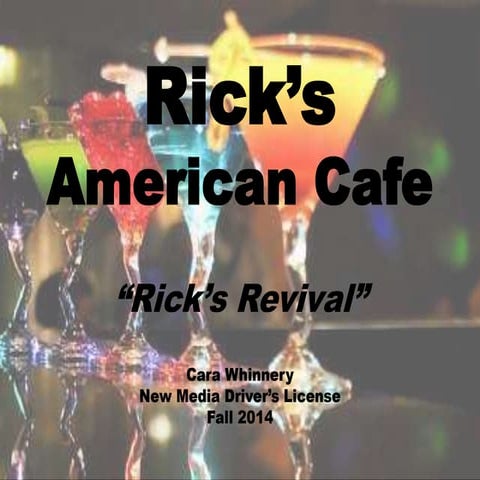 Rick’s American Cafe Final