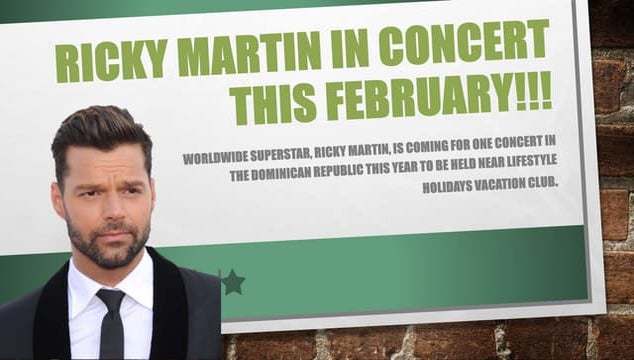 Lifestyle Holidays Vacation Club Highlights Ricky Martin Concert this February