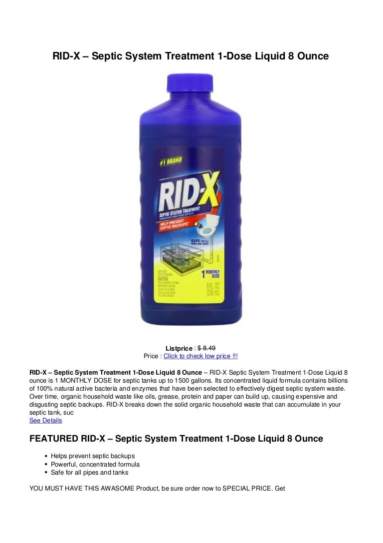 Rid x septic_system_treatment_1dose_liquid_8_ounce