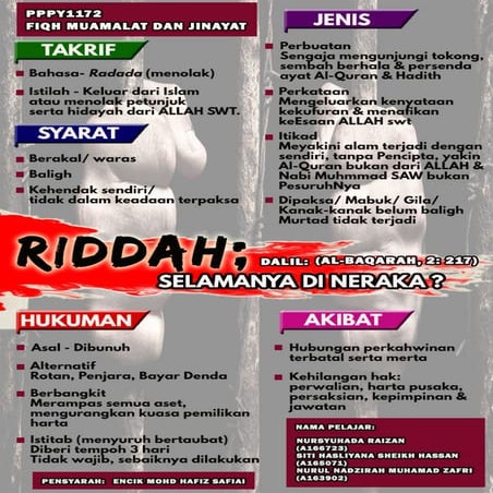 Riddah Selamanya di Neraka | PDF