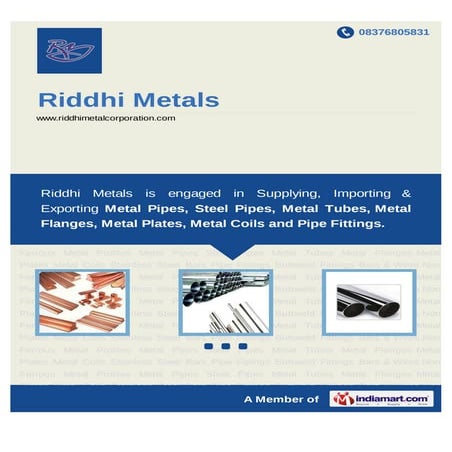 Riddhi Metals, Mumbai, Metal Flanges