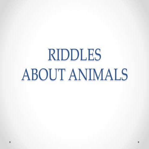 Riddles