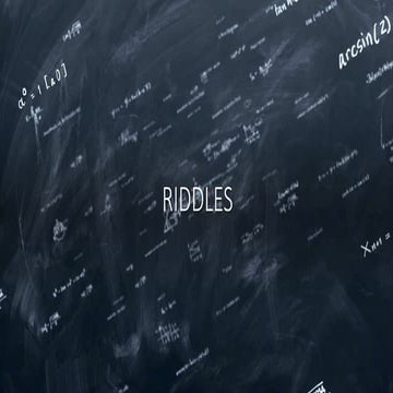 RIDDLES.pptx