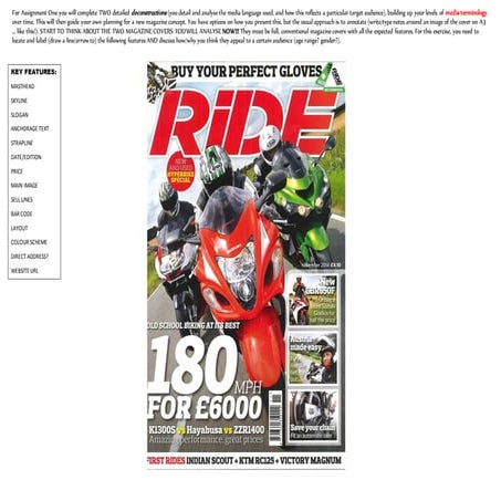 Ride mag and terms