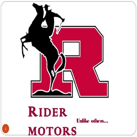 Rider motors ppt