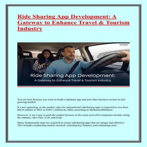 Ride Sharing App Development- A Gateway to Enhance Travel & Tourism Industry.pdf