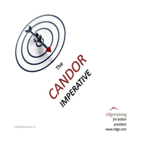 The Candor Imperative