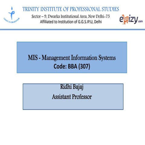 Management Information Systems