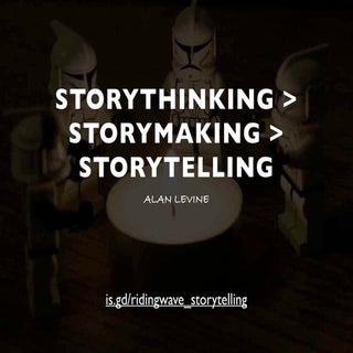 Storythinking > Storymaking > Story...