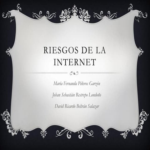 Riegos de la internet