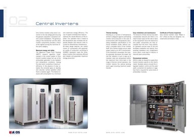 Riello aros-central-transformer-based-solar-inverters