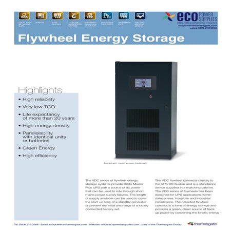 Riello flywheel-energy-storge-systems