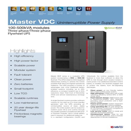 Riello master-ups-vdc